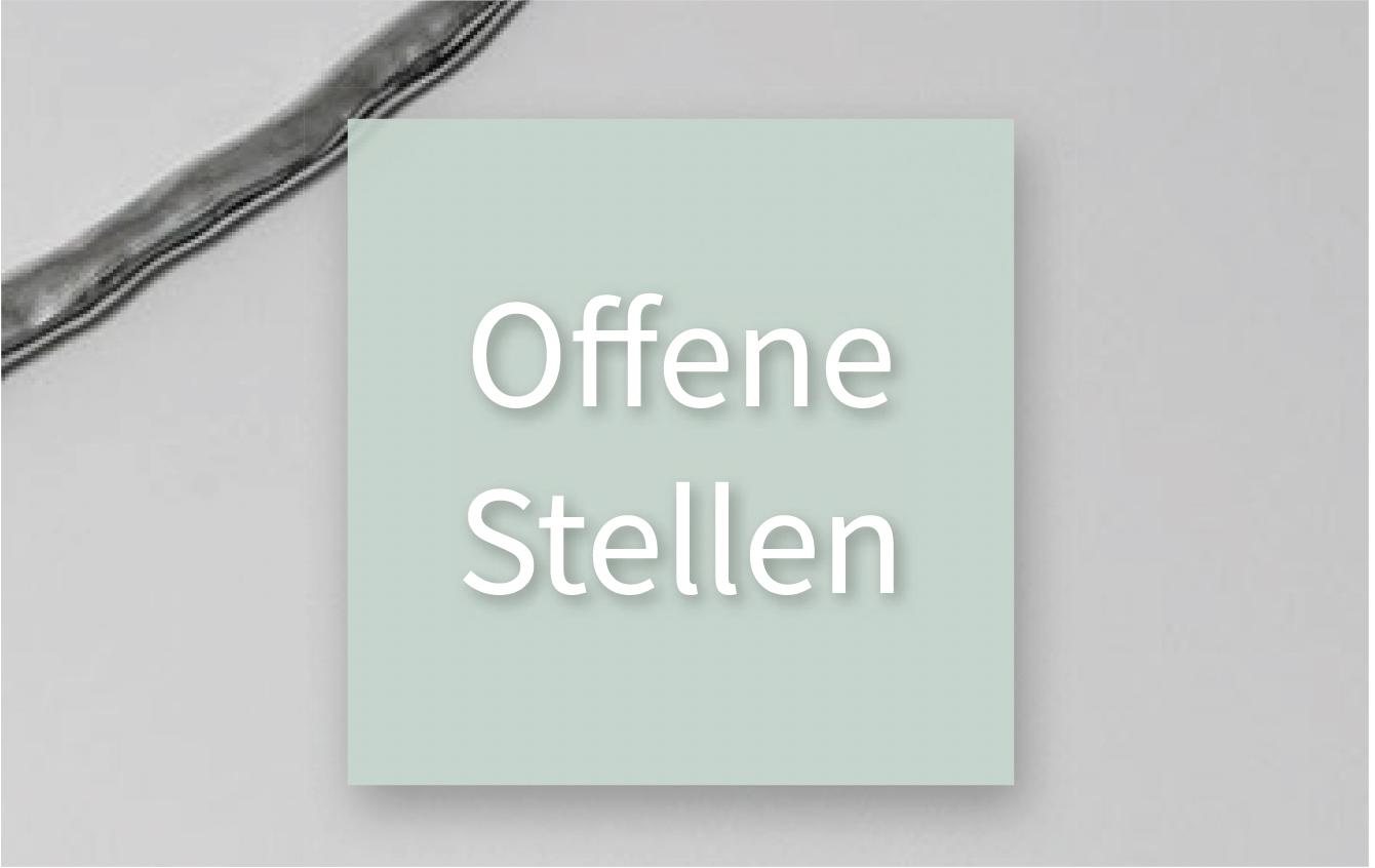 Karriere - Offene Stellen