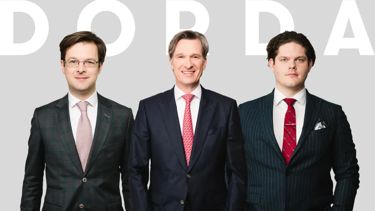 vlnr. Heinrich Kühnert, Martin Brodey, Max Lesjak