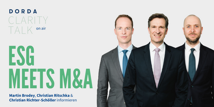 ESG meets M&A - Martin Brodey, Christian Ritschka und Christian Richter-Schöller