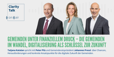 Johannes Pressl, Tatjana Katalan, Peter Pilz, Die Gemeinden im Wandel, Digitalisierung als Schlüssel zur Zukunft