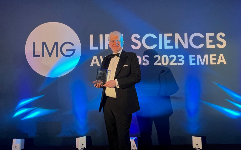 Christoph Brogyányi bei EMA LMG Life Science Awards 2023