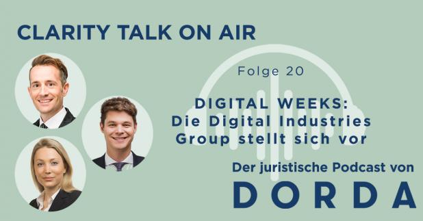 Rechtspodcast: DIGITAL WEEKS: Die Digital Industries Group stellt sich vor
